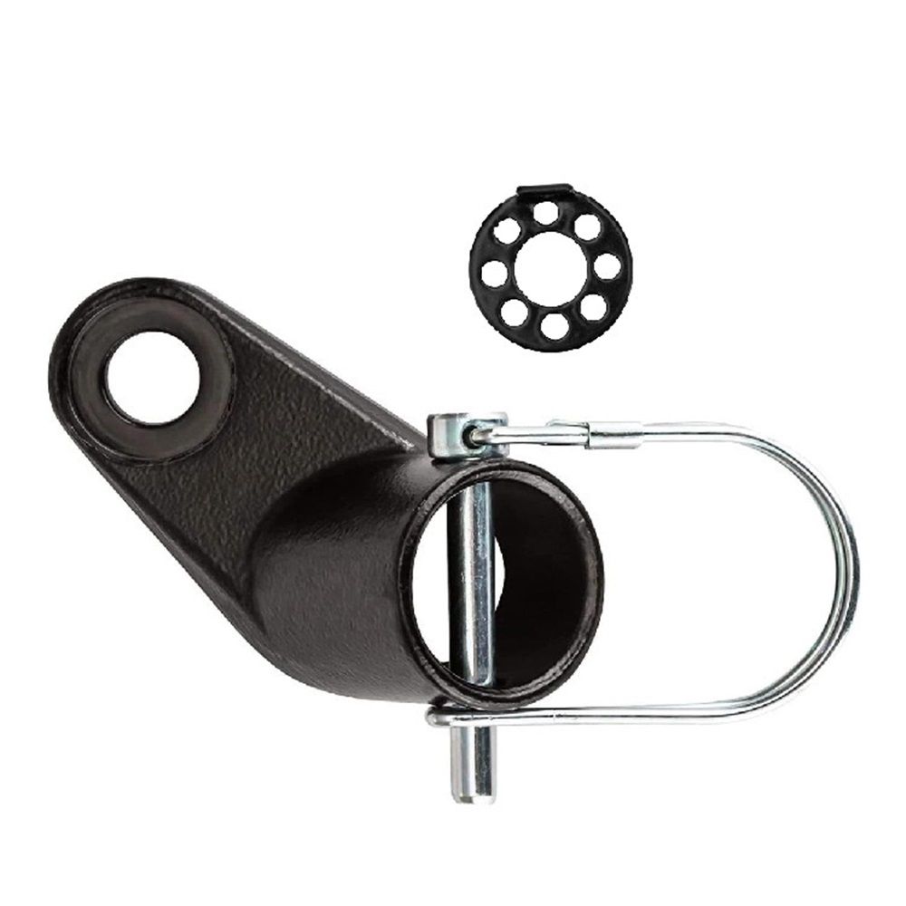 2pcs Flat, Universal Replacement Hitch, Easy Installation, Metal Body with Metal Pin, Fits Most Bikes, Compatible with Cargo and Child Trailers โ image 2