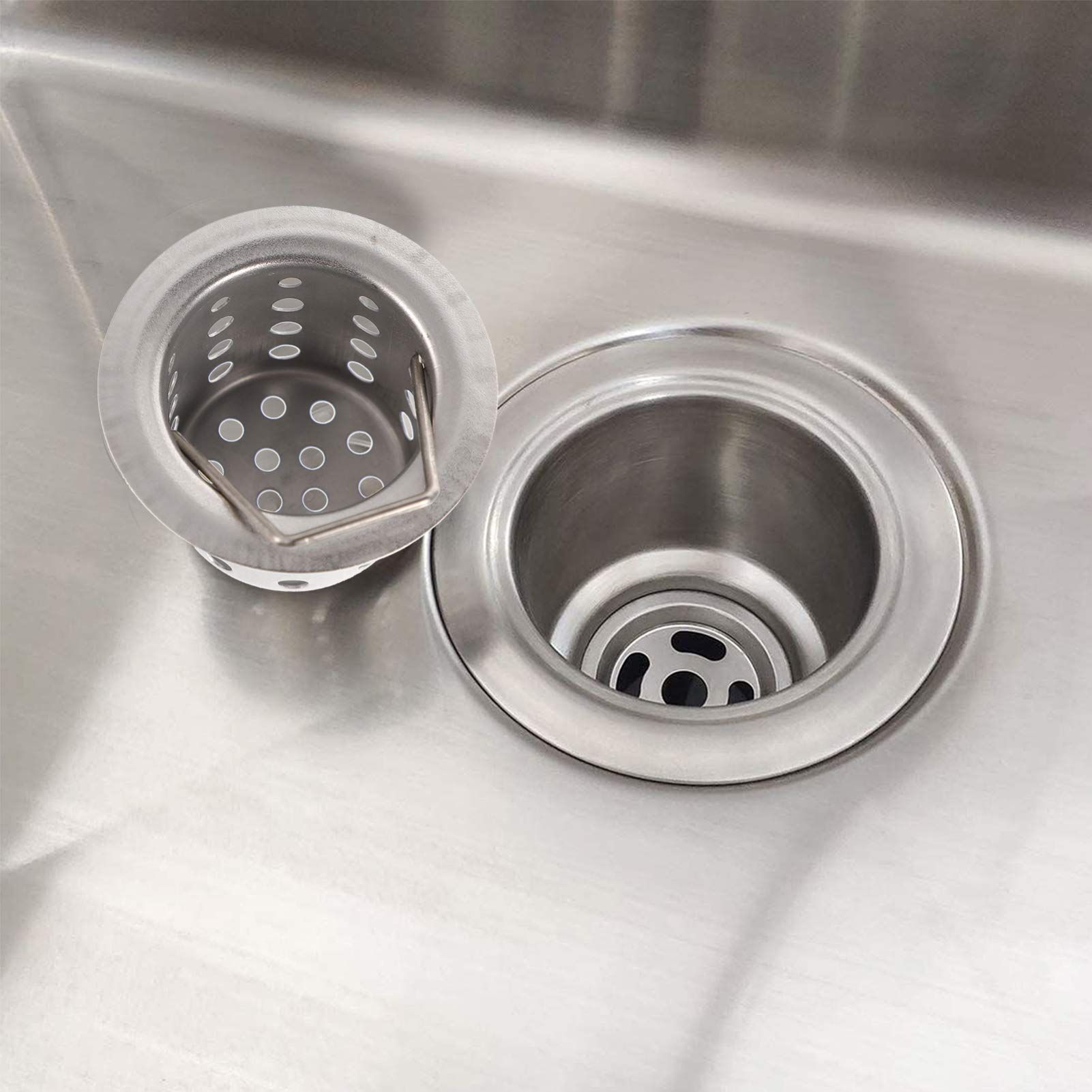 2pcs Filter Tub Drain Stopper Shower Drain Hair Catcher Shower Drain Covers Bathroom Bathtub Accessories — image 2