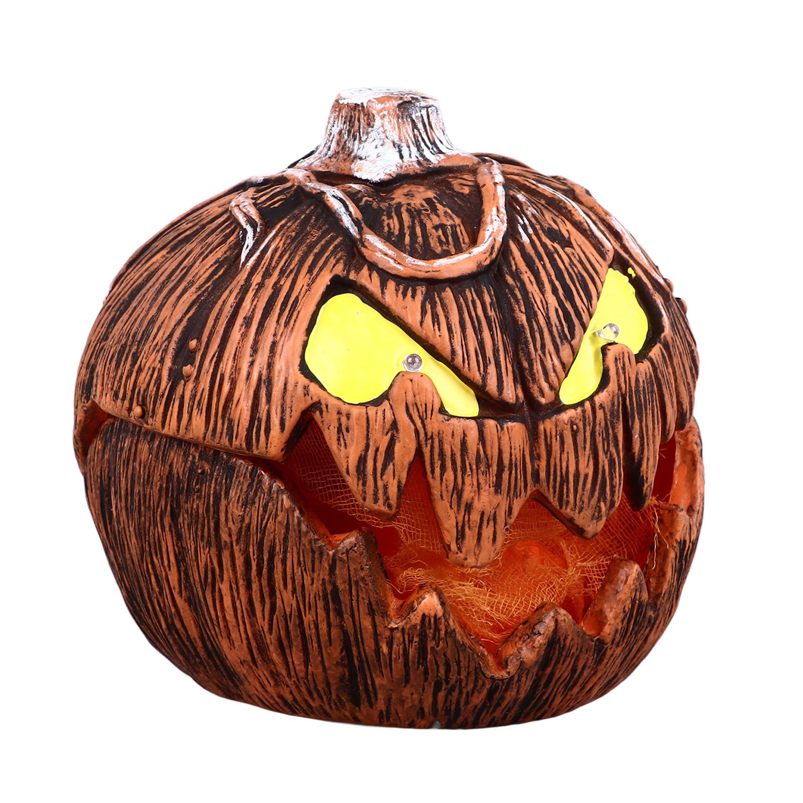 20cm Voice Activated Pumpkin Lifting Lighting Pumpkin Decoration for Indoor Lawn Table Halloween Haunted House — image 6