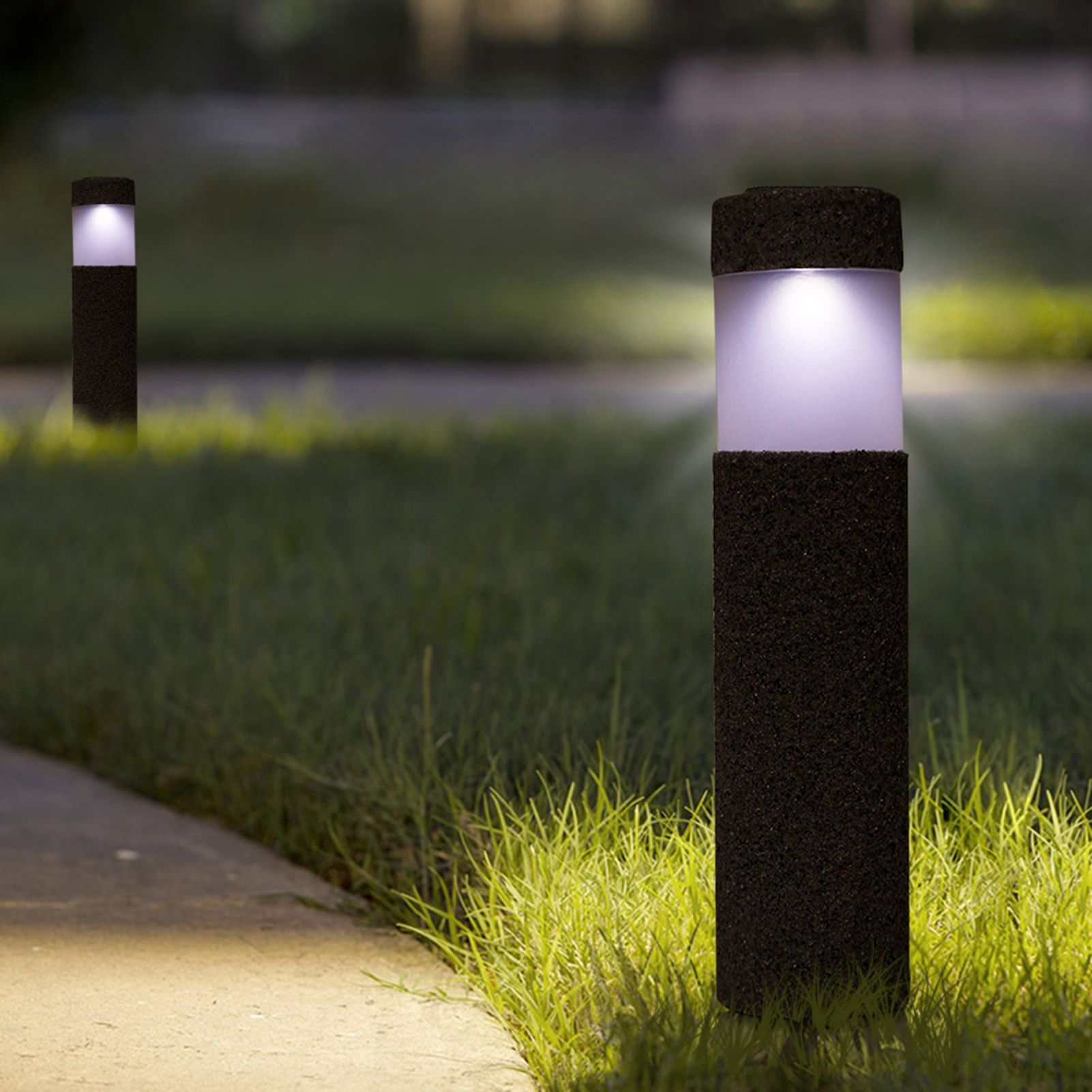 Ideal Waterproof Solar Power LED Light for Garden Path Courtyard Stone Lamp — image 3