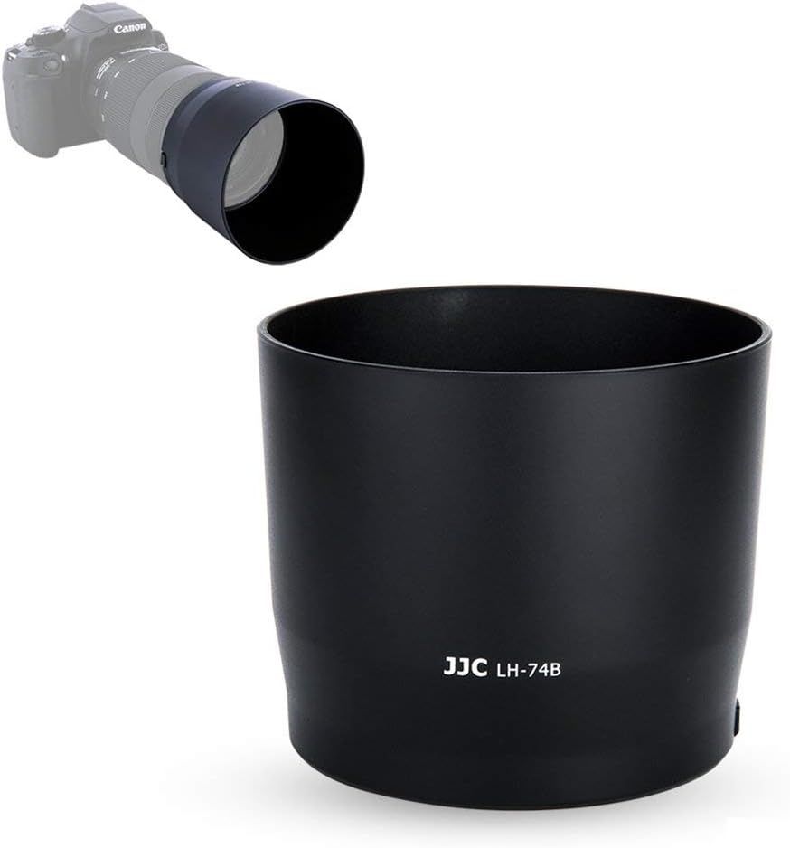 Dedicated Lens Hood Shade Protector for Canon RF 100-400mm F5.6-8 is USM & EF 70-300mm f/4-5.6 is II USM Replaces Canon ET-74B Lens Hood — image 2