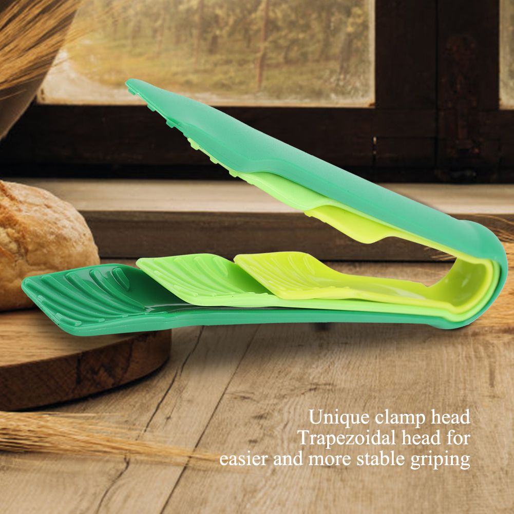 3 PCS Multifunctional Plastic Bread Tongs Food Clamps for Home Bakery (Blue) โ image 2