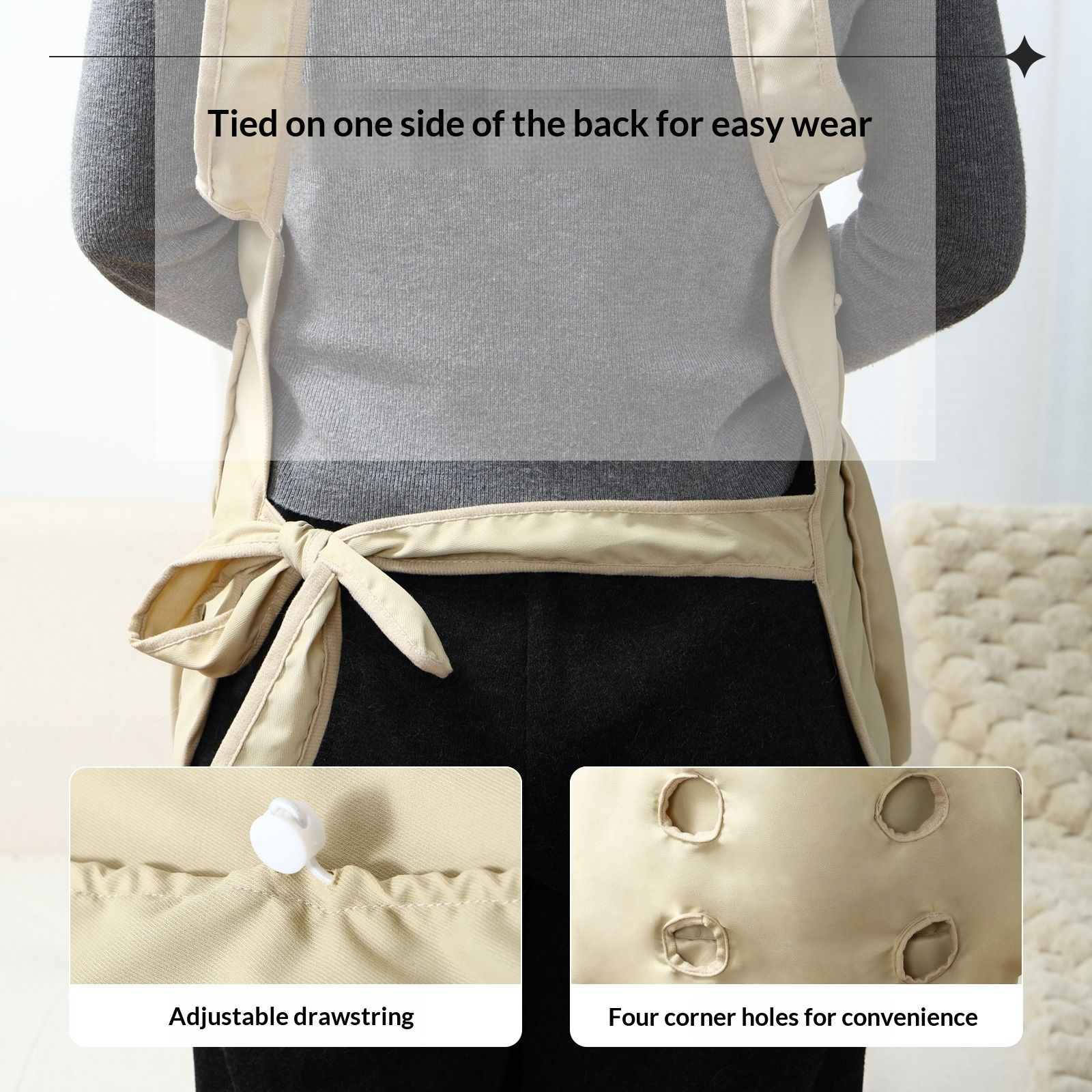 Adjustable Cat Apron Carrier with Holes Pet Carrier Sleeping Bag Pet Carrier Sling Cat Carrier Bag Cat Carrier Pouch for Small Sized Animals(M) — image 2