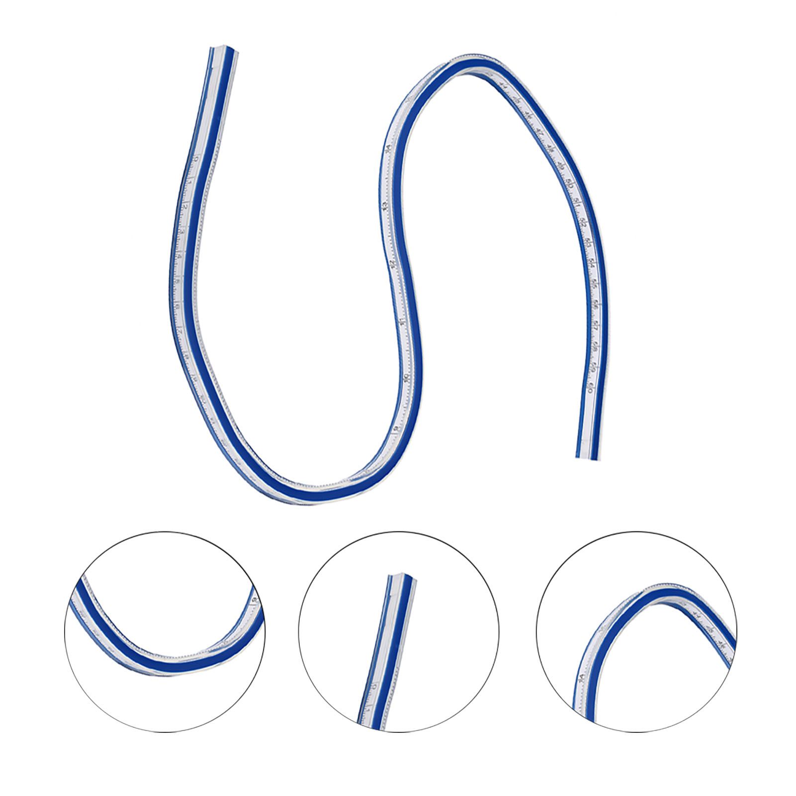 Flexible Curve Ruler Measurement Tool for Drawing Painting Graphics and Garment Design (60cm) โ image 2