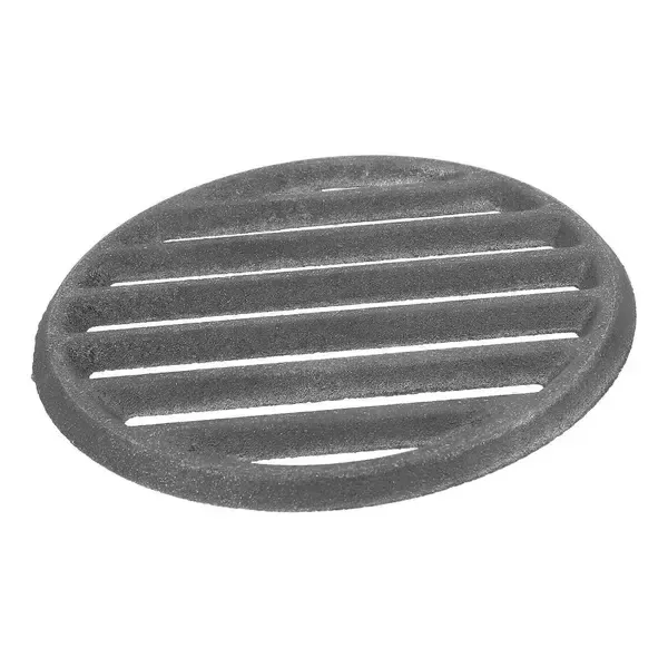 Cast Iron BBQ Fire Grate Replacement, Even-Heat Cooking Grate for Outdoor Grills, Camping Stoves and Fire Pits, Grey, 16 cm — image 3
