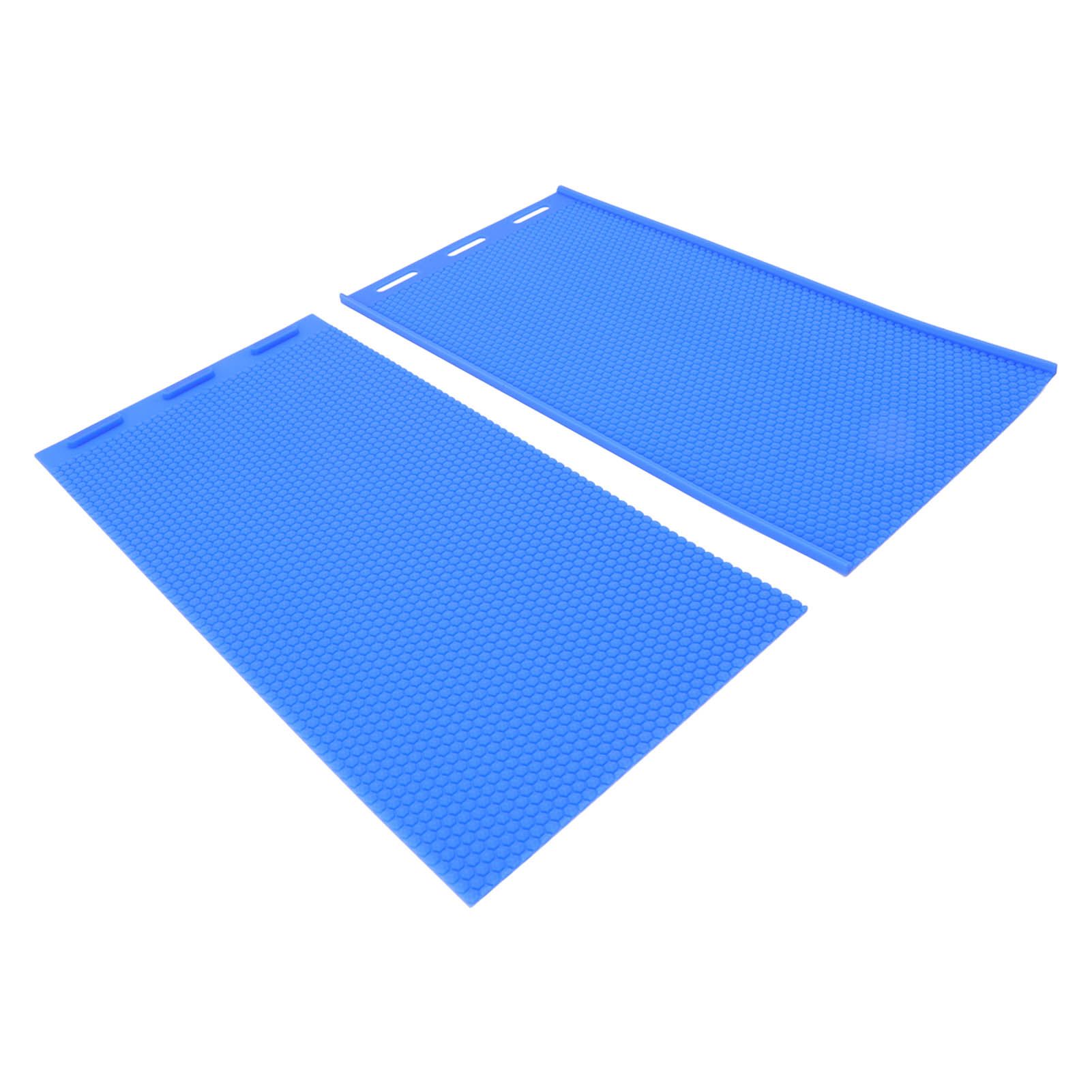 2Pcs Silicone Beeswax Sheet DIY Mold Soft Press Sheet Mould Tools Beeswax Embosser Machine for Beekeeping — image 4