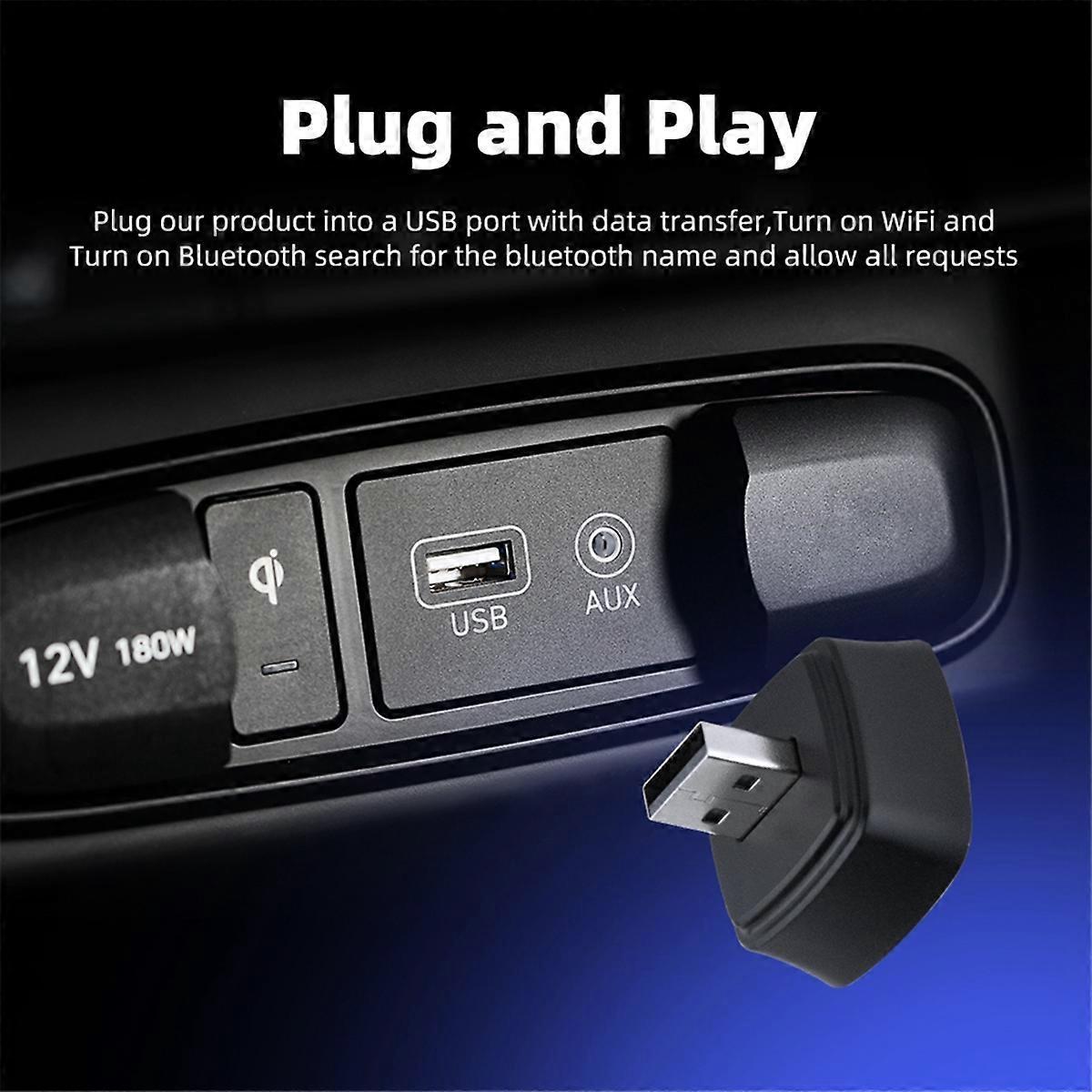 Wireless CarPlay Adapter for Cars with Wired CarPlay, Easy Plug & Play — image 3