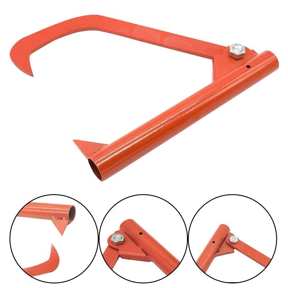 Wood Log Lifter Stainless Steel Effort Saving Log Roller Cant Hook, Orange, Power Tool Parts & Accessories โ image 3