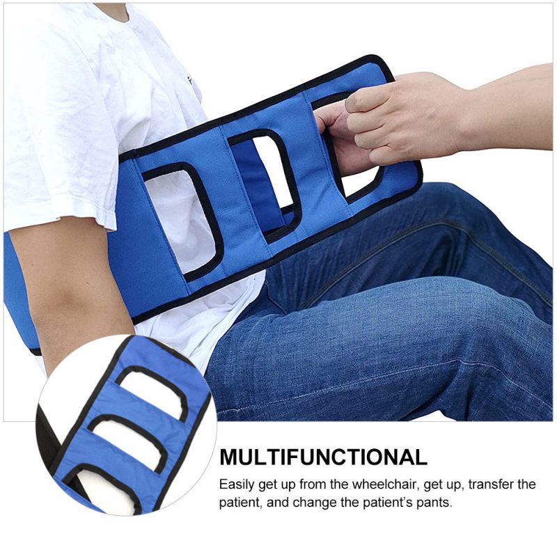 Bed Transfer Sling Positioning Bed Pad for Elderly Bedridden Patient, Padded Lifting Aids with Multiple Handles â image 3