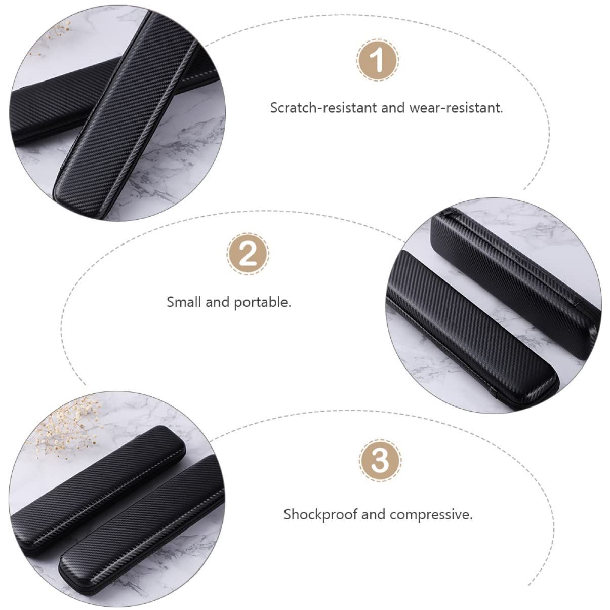 Curling Iron Holder Curling Iron Holder Curler Hard Carry Hair Curler case Curling pad Cover Straightener Cover Bag Case 2pes