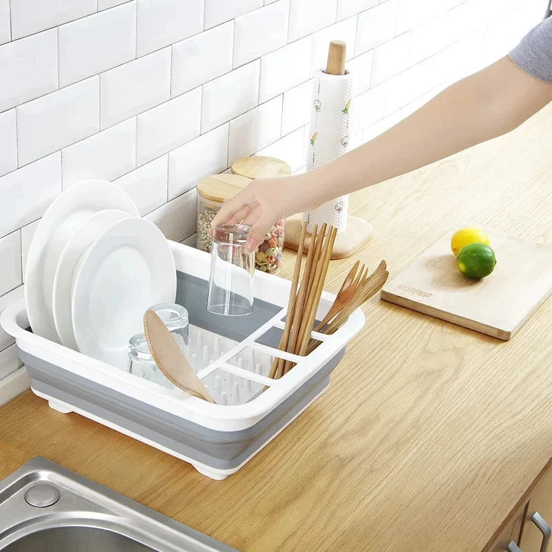 Foldable Kitchen Dish Rack Storage Tray โ image 5