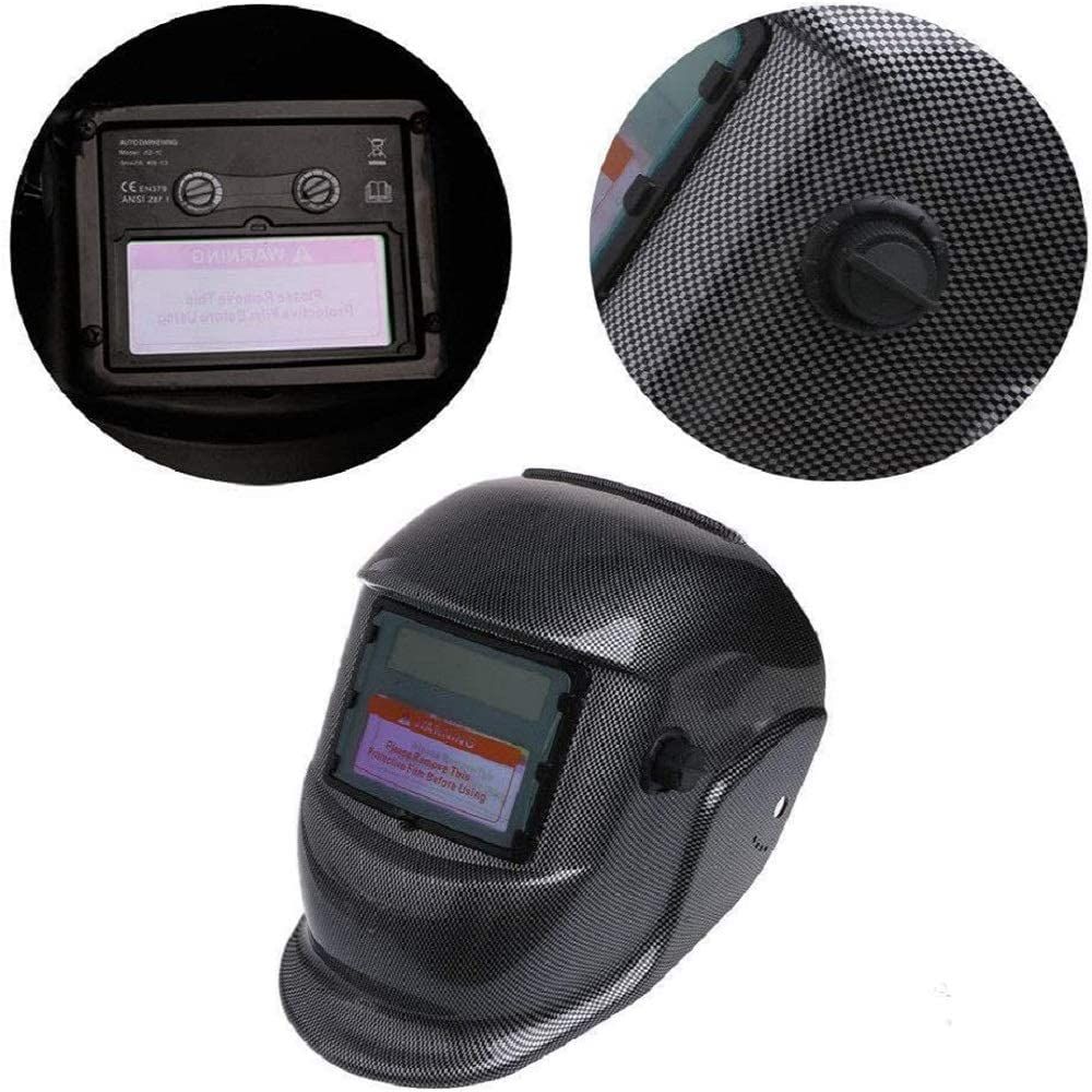 Welding Helmet Lens, Solar Auto Darkening Welding Lens Panel Welding Helmet Mask Automation Filter Shade Eyes Goggles — image 4