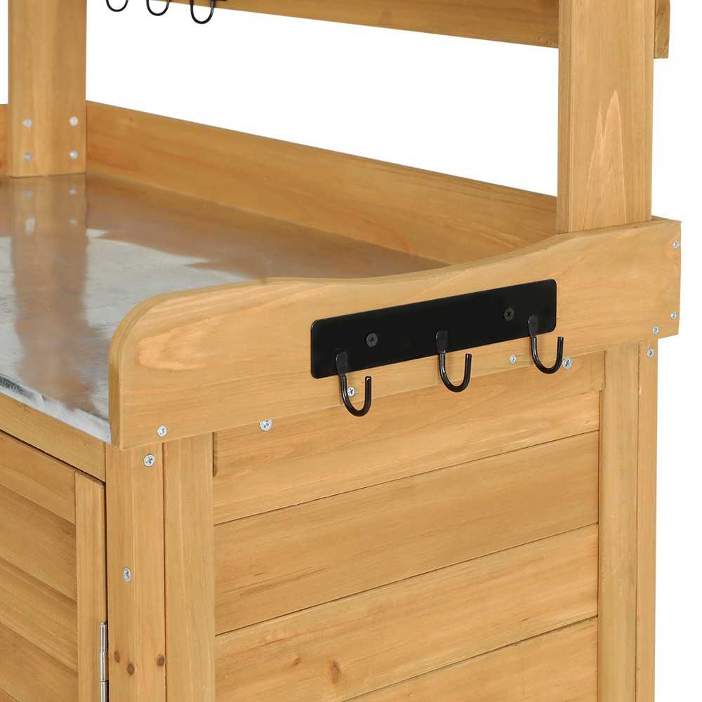 Gardeon Outdoor Storage Cabinet Box Potting Bench Table Shelf Chest Garden Shed — image 5