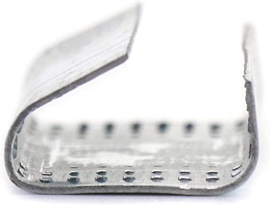 Strapping Open Seal, 200 Pcs Banding Clip Snap-On Gripper Strap Clip for 1/2" Width Strap — image 2