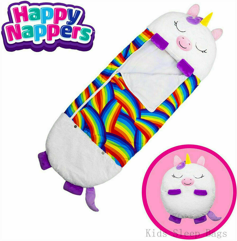 2022 Sleeping Bag Happy Nappers Kids Children Blanket Winter fluffy warm Xmas Gift โ image 5