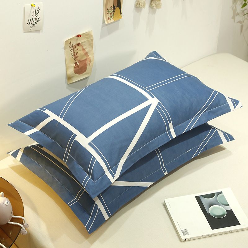 Pillowcase Pair 48x74 Polyester Twill 48x 74cm ± 2cm [pillow core a pillowcase a]
