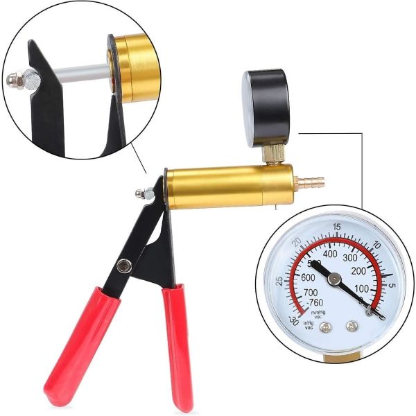 Practical High Performance Manual Vacuum Pump, Brake Fluid Bleeder Vacuum Tester, Vacuum Kit Car Repair Tool, Excellent Performance โ image 3