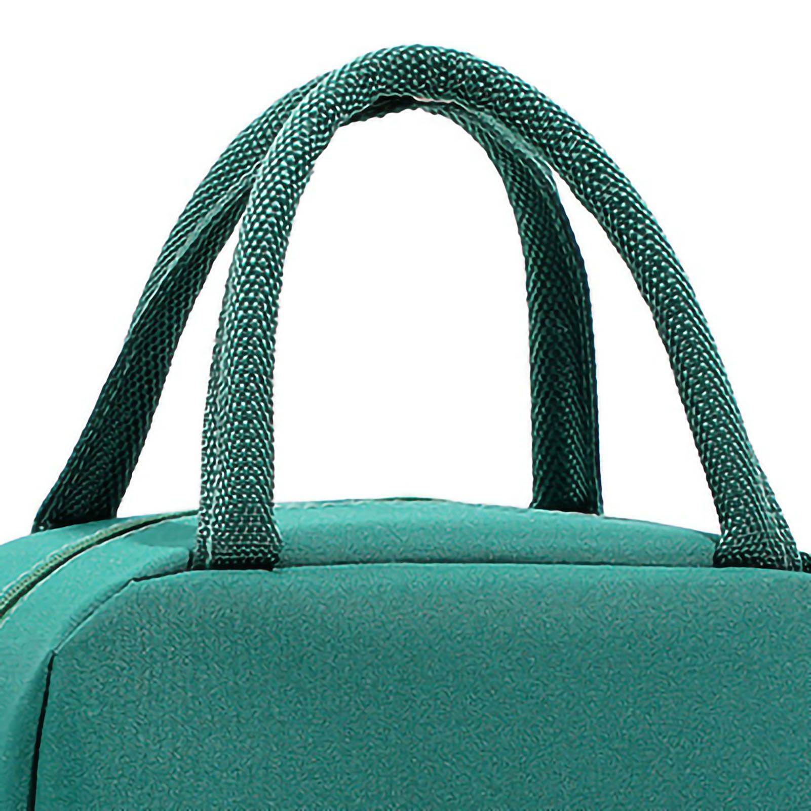 Lunch Bag High Capacity Reusable Tote Heat Preservation Dinner Insulation Hangbag Green โ image 5