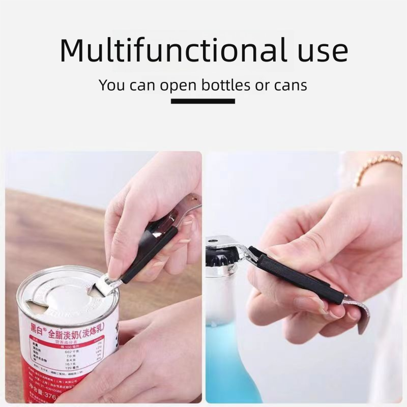 5-Pack Black Magnetic Can Opener - Heavy Duty Puncture Tool for Condensed Milk and Coconut Cream Cans - Commercial Grade Kitchen Accessory for Milk Tea Shops โ image 4