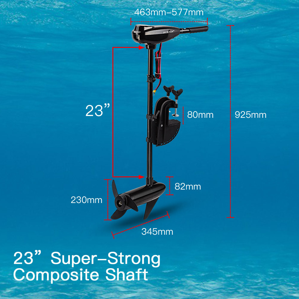 Striker 60LBS Electric Trolling Motor Inflatable Boat Fishing Marine Outboard Engine โ image 5