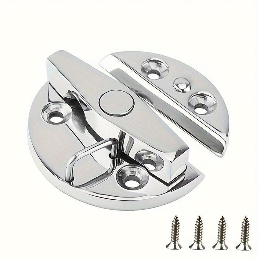 Marine Grade 316 Stainless Steel Turn Twist Button Door Catch Latchfor Door Cabinet Marine Boat Door Catch Latch 316 Stainless Steel Door Latch Round Twist โ image 2