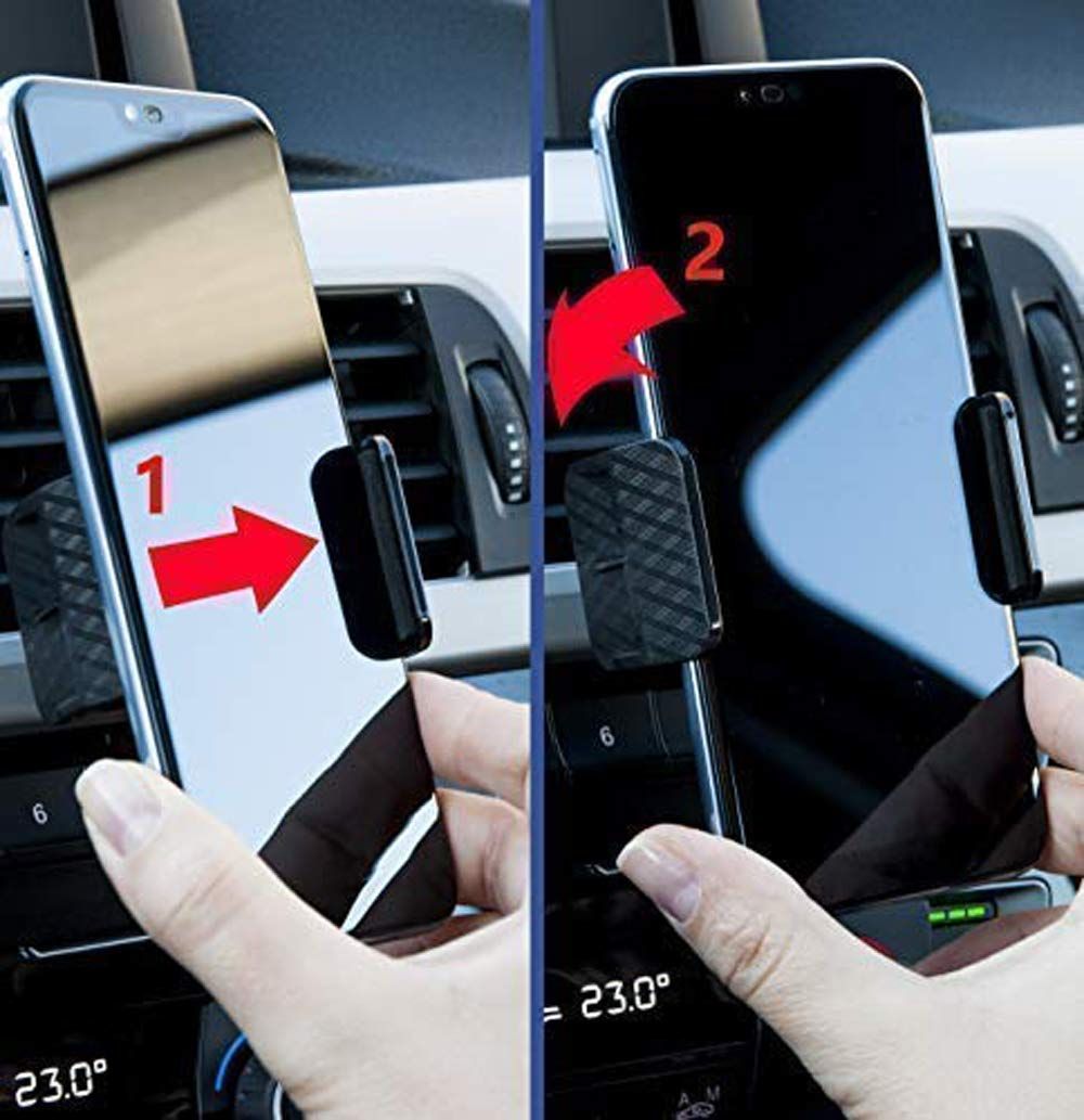 Car Air Vent Mount Phone Holder,Cell Phone Holder for Car, Universal 360 Rotation Car Phone Holder for All Smartphones — image 4
