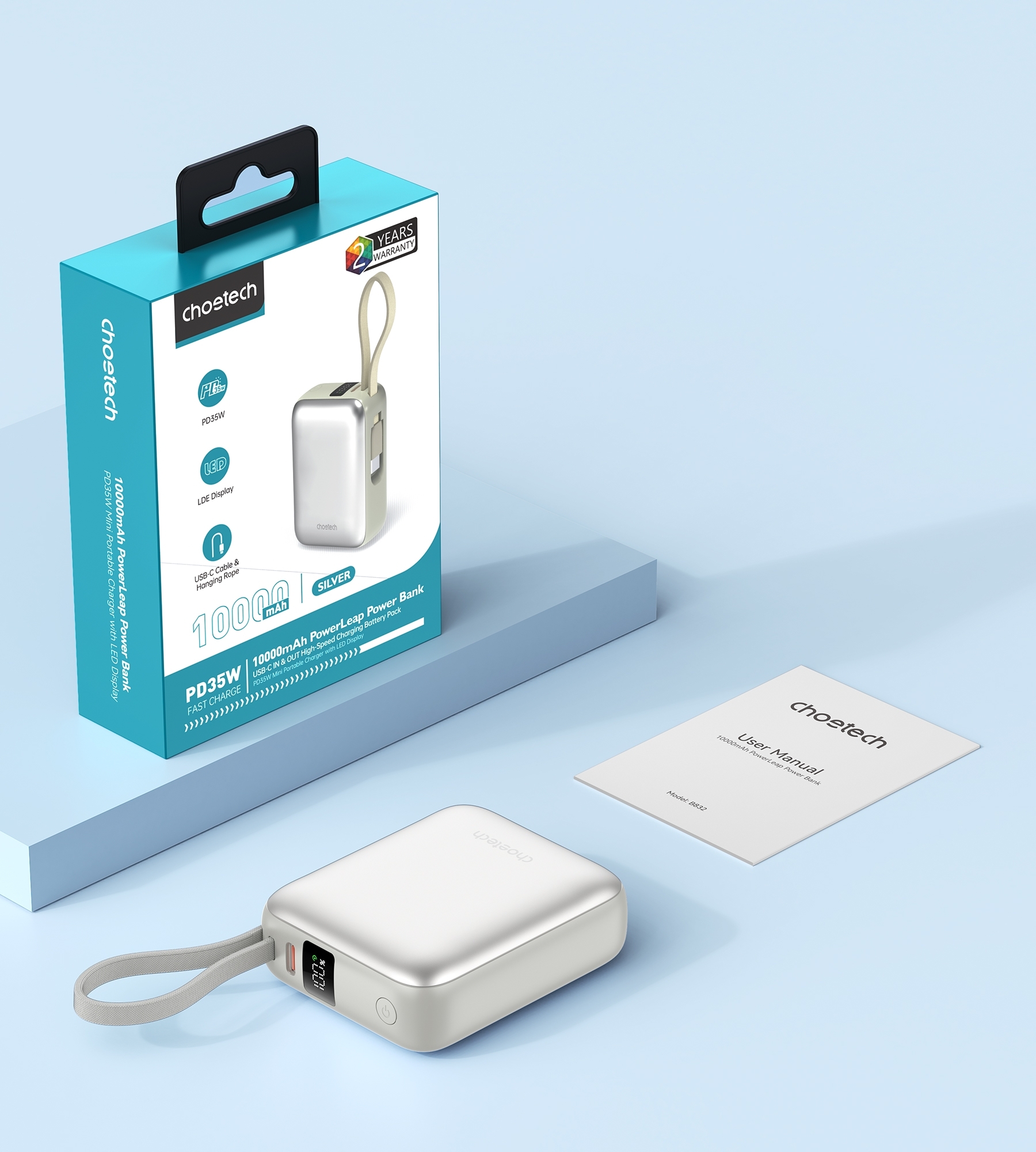 CHOETECH B832-SL 10000mAh 35W 10000mAh PowerLeap Power Bank โ image 6