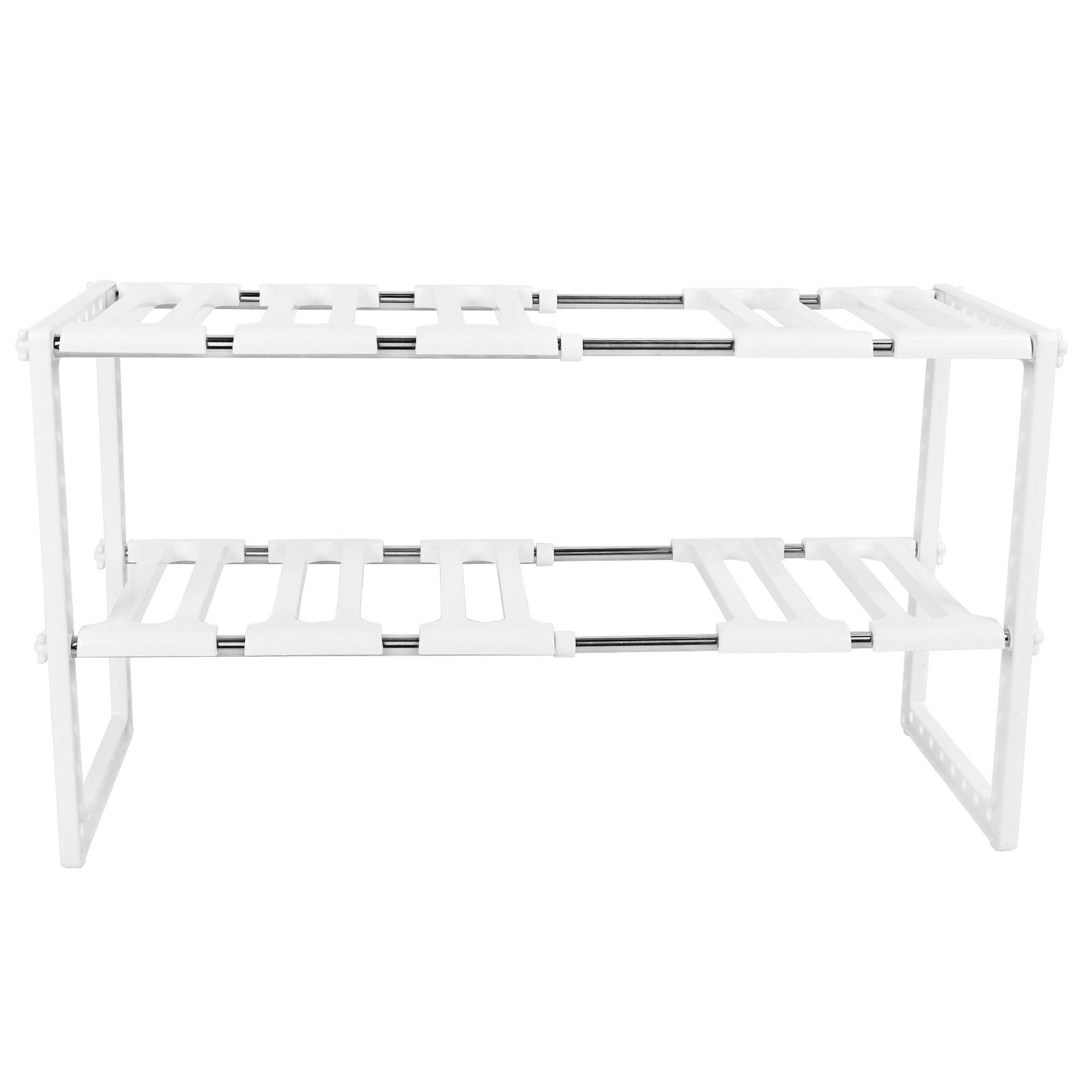 2‑Tier Sink Rack Cabinet Organizer Storage Telescopic Shelf Kitchen Bathroom Holder — image 5