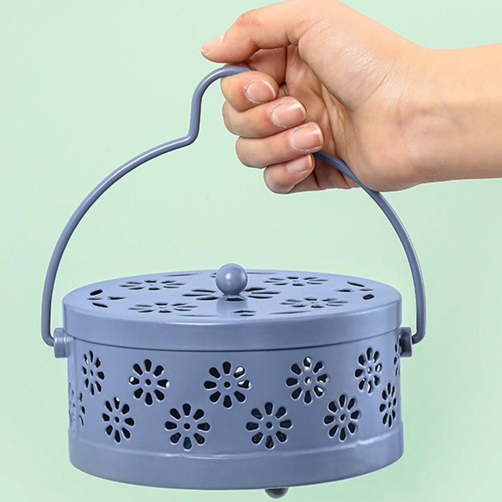 Hollow Mosquito Repellent Incense Holder Mosquito Repellent Incense Coil Container for Bedroom Office Study Multifunctional Box — image 2