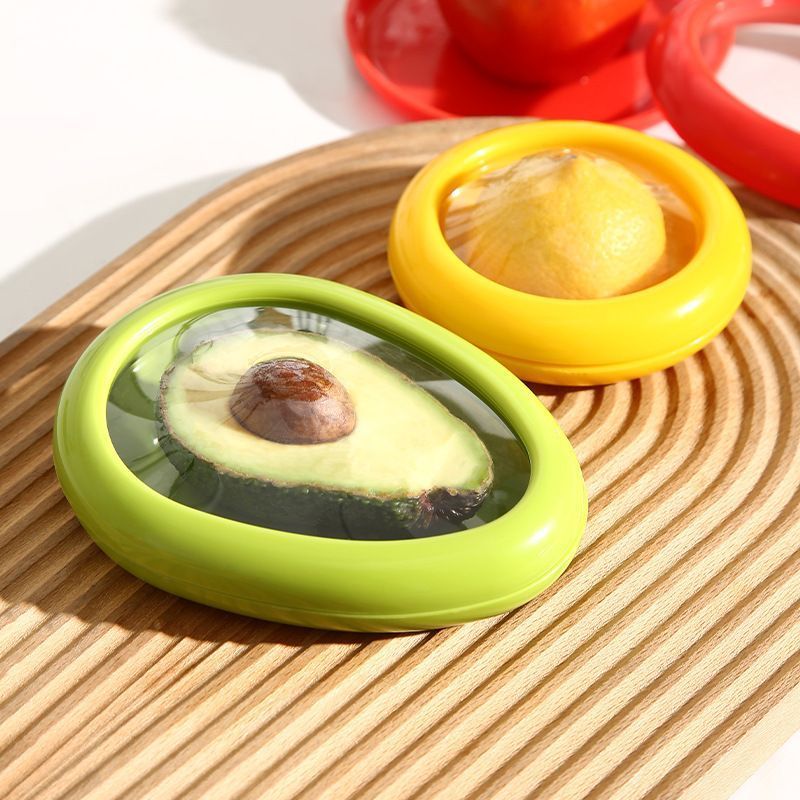 4pcs Fruit and Vegetable Storage Containers, Green OPP Bag Pack (Silicone Version) โ image 5