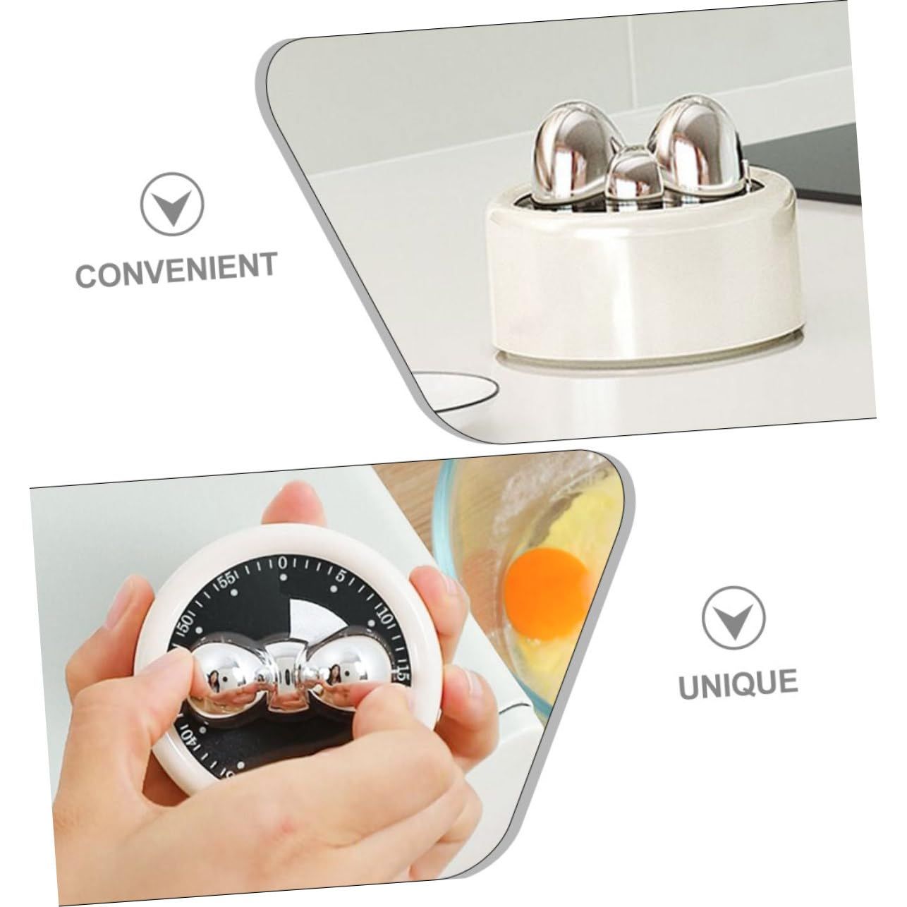 Kitchen Timer Digital Timer Clock Lunch Break Timer Egg Timer Baking Cooking Clock Kitchen Alarm Clock Mechanical Wind-up Timer โ image 2