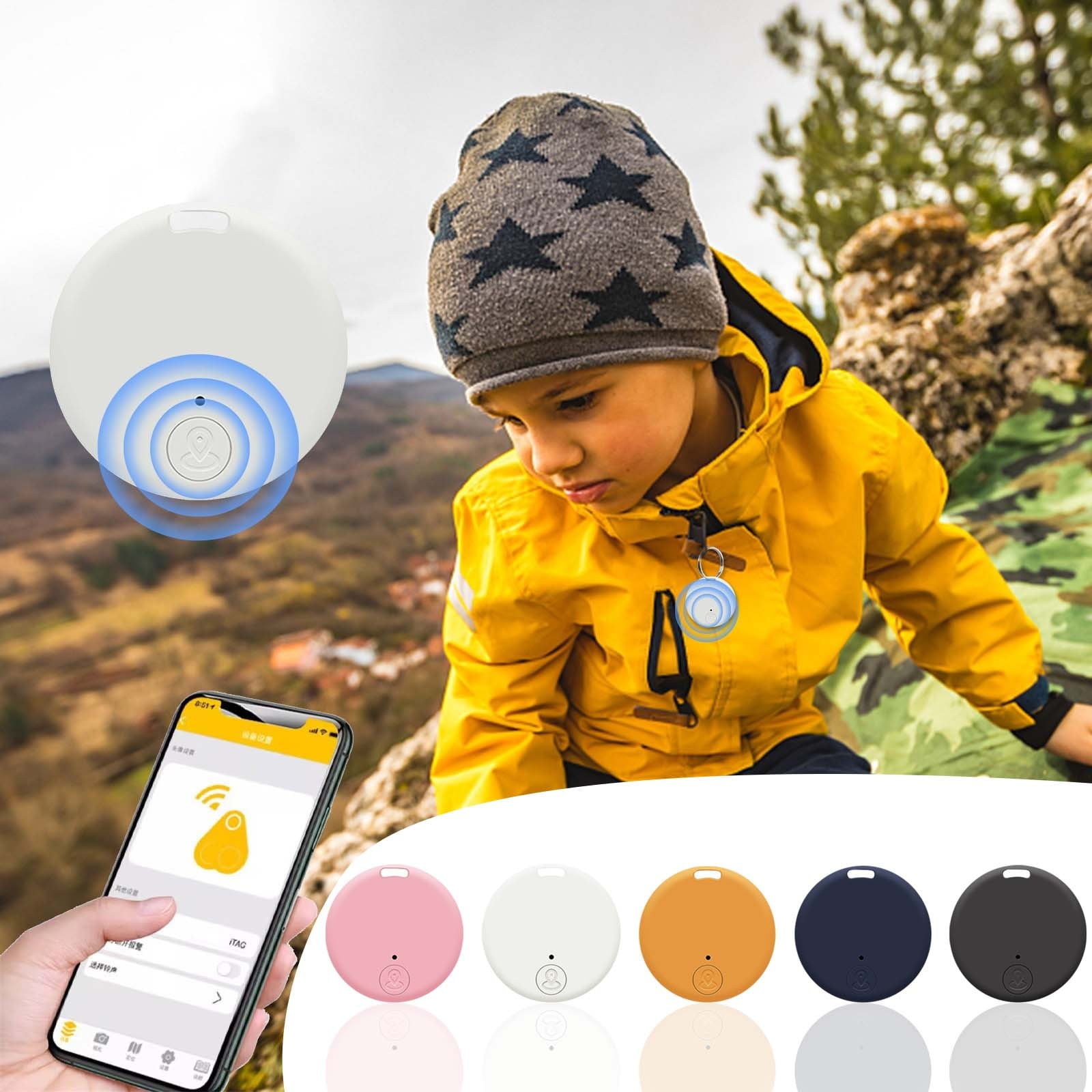 Bluetooth 5.0 Two-Way Alarm Key Finder, Smart Anti-Loss Tracking Device for Keys, Wallet or Pets, Ultra-Low Power Consumption with 6-Month Battery Life — image 3
