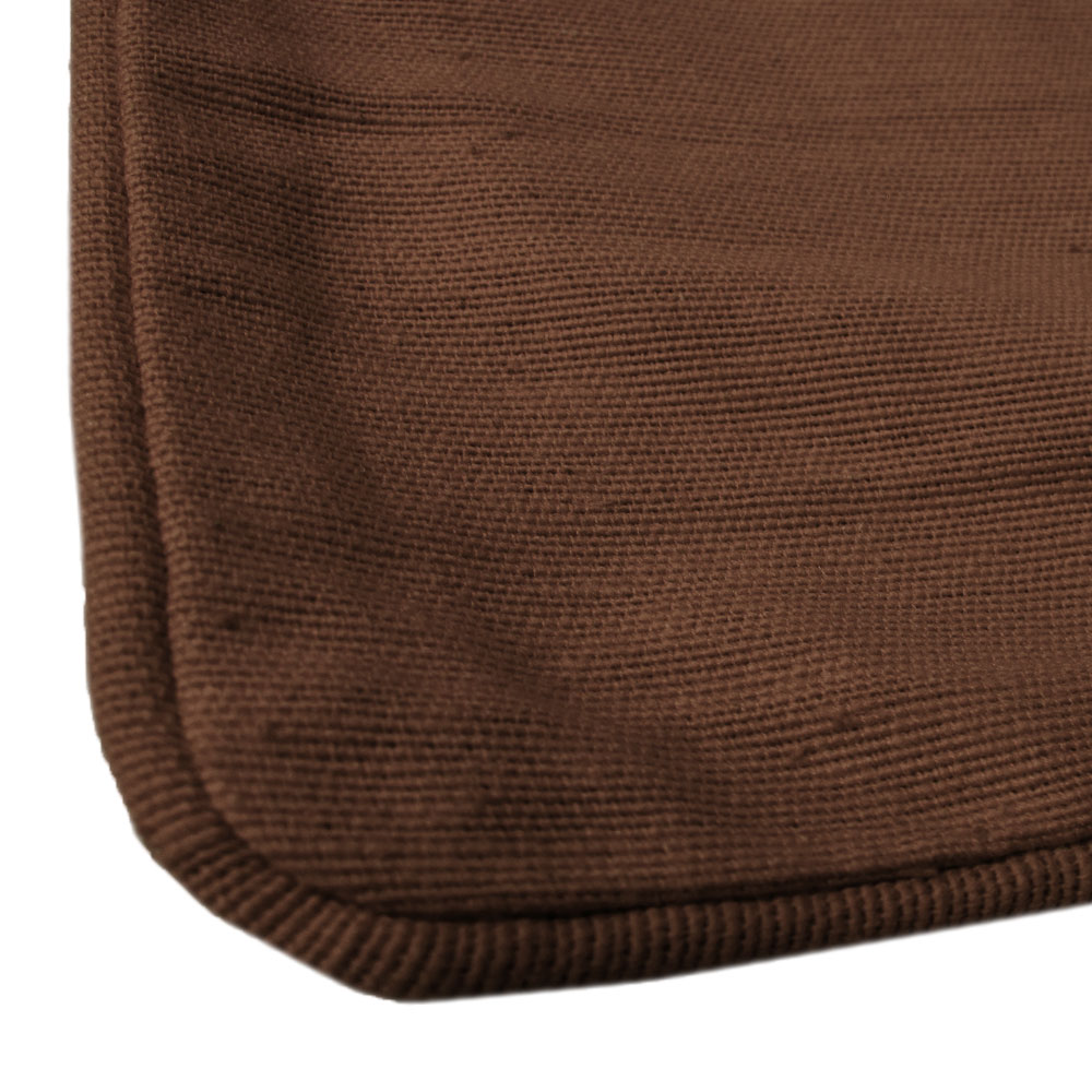 IDC Homewares Lollipop Extra Large Cotton Piped Square Cushion Cover 90 × 90 cm Chocolate — image 3