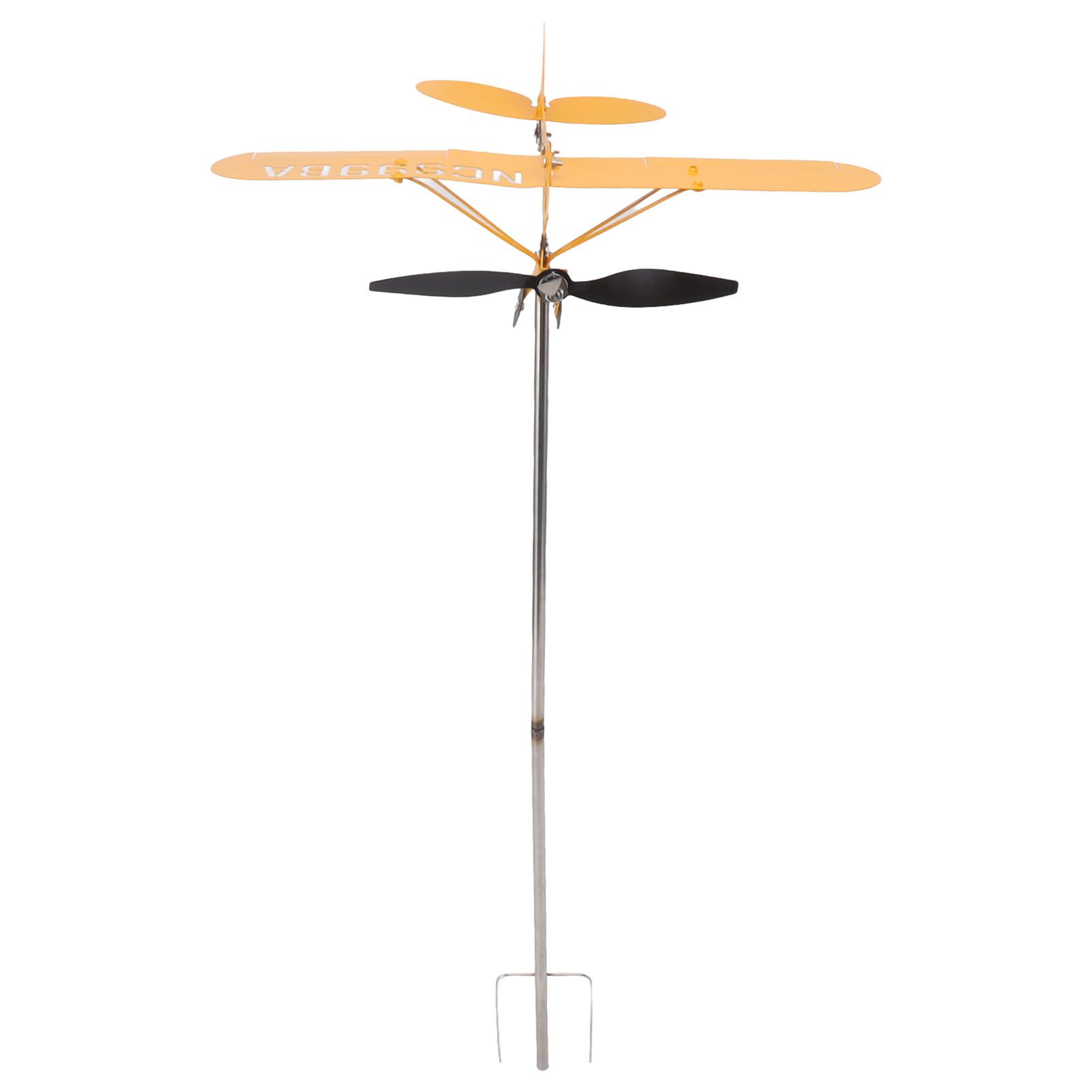 Piper J3 Cub Airplane Weathervane 3D Metal Airplane Weather Vane Outdoor Roof Wind Direction Indicator Garden Decor Large โ image 2