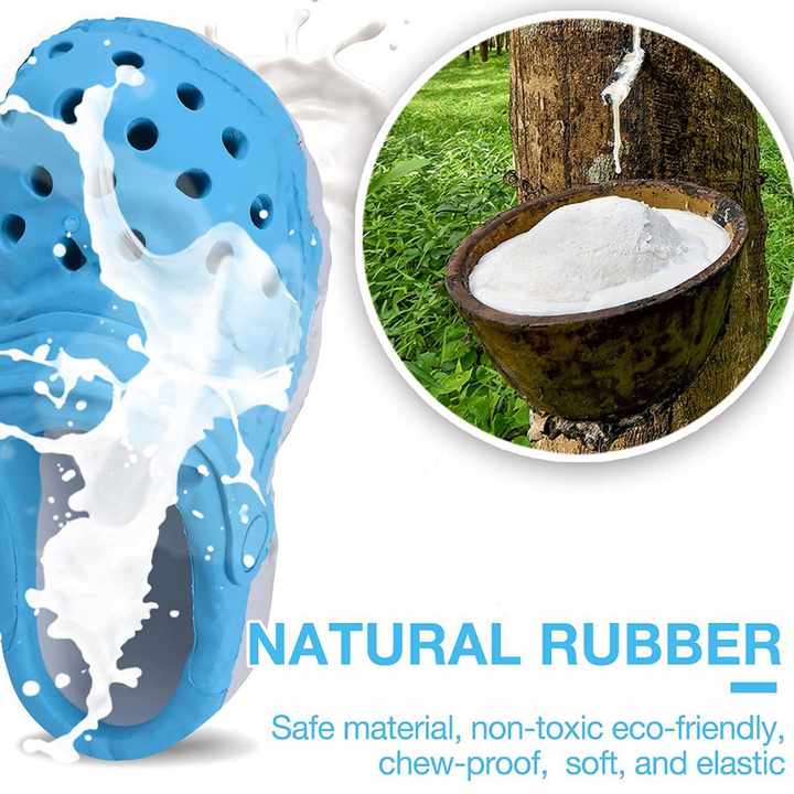 Size S Yellow Tough Slipper Dog Chew Toy - Natural Rubber Treat Dispenser & Teeth Cleaner for Interactive Play & Boredom Relief โ image 2