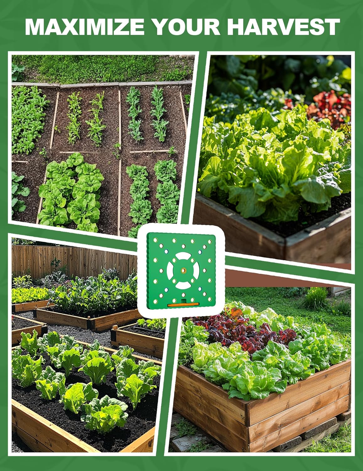 Seed Spacer Tool for Square Foot Gardens - Maximize Your Garden Space and minimize Weeds with This Premium Garden Tool — image 3
