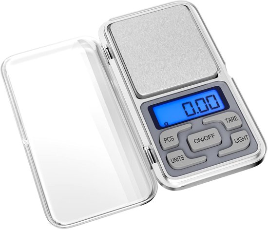 Electronic Kitchen scale - 500g/0.01g - Food scale - Stainless steel household scale - With display and tare function - Suitable for food, jewelry, coffee — image 3