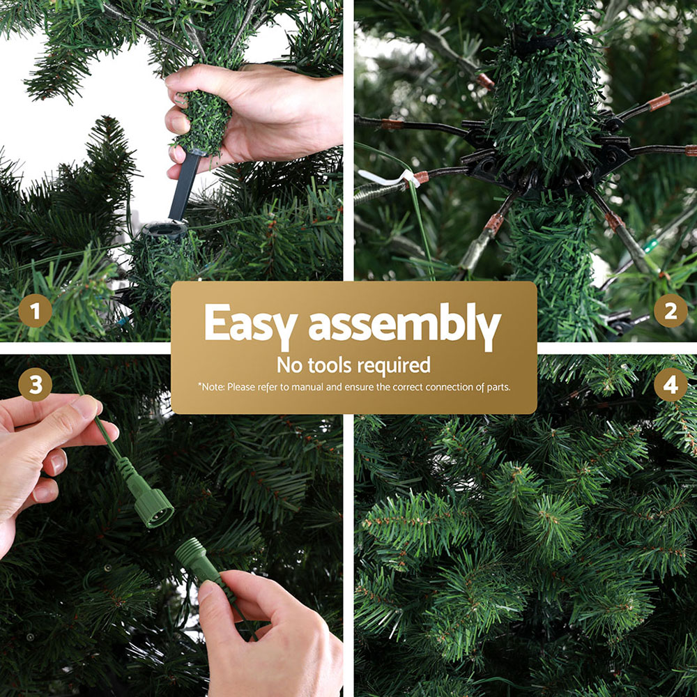Jingle Jollys Christmas Tree 2.7M LED Xmas Tree Party Decorations 2590 Tips โ image 4