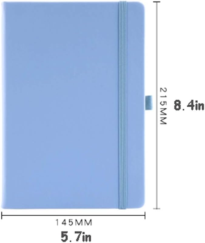 Notebook - Hardcover - Thick paper - Light blue - 1 pack — image 2