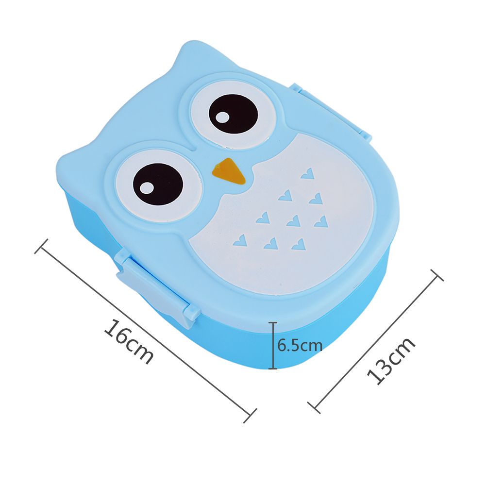 Cute Owl Students Lunch Box Portable Kids Bento Box Food Container Camping Picnic Storage Box โ image 2