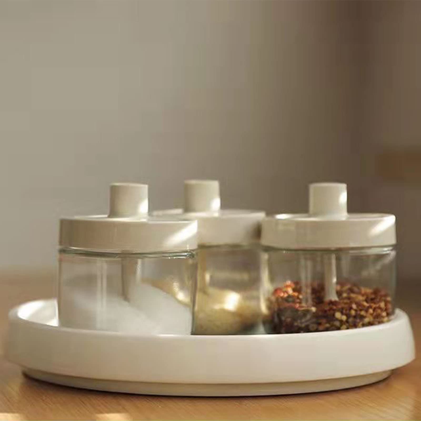 Multifunctional Rotating Kitchen Condiment Storage Turntable Seasoning Bottle Finishing Storage Rack Seasoning Rack Storage โ image 5