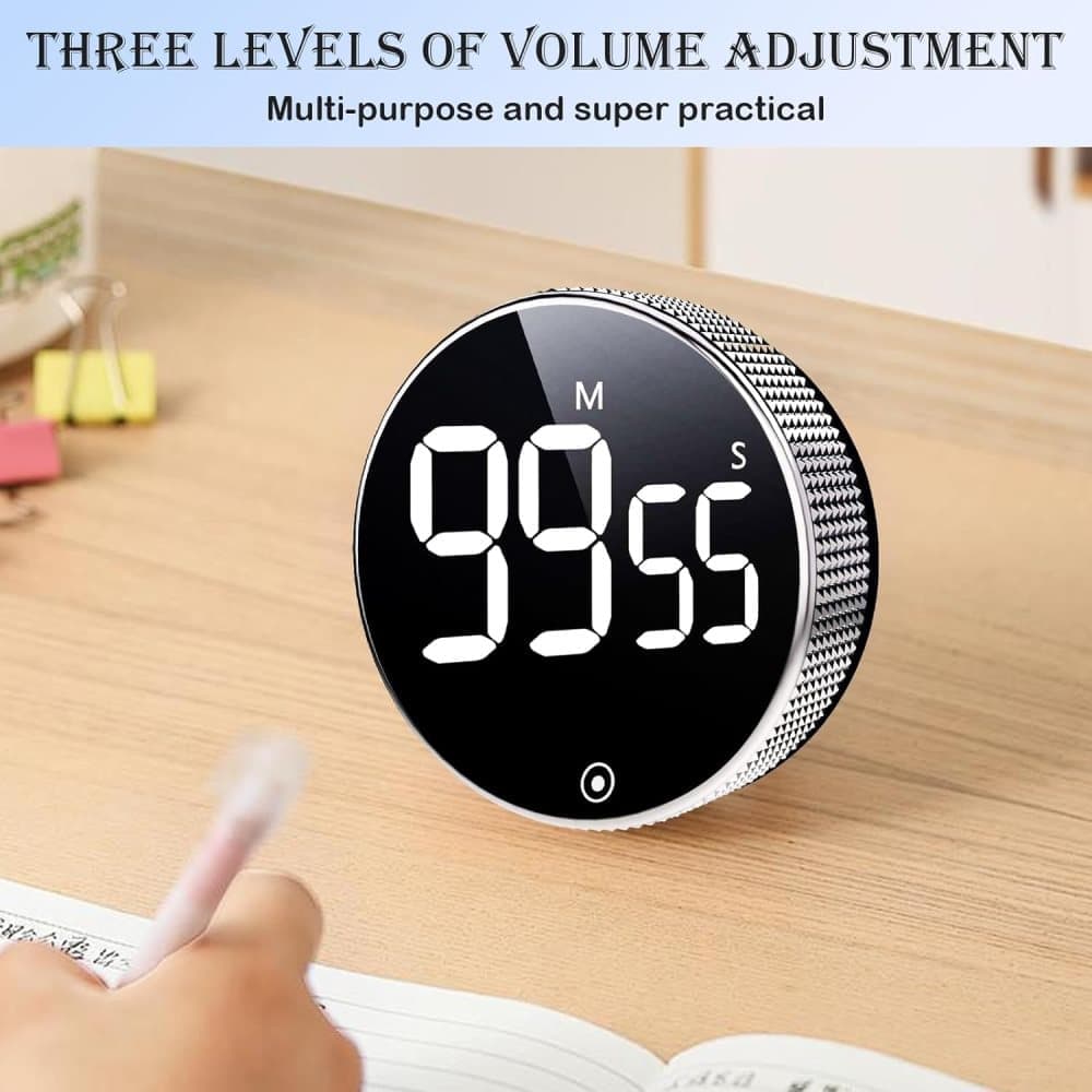 Digital Timer with Magnet and LED Display, Compatible with Kitchen Appliances — image 3