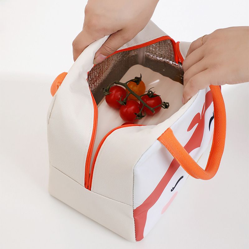 Youwang Kids Insulated Lunch Bag Oxford Cloth Waterproof Brown Bear โ image 4