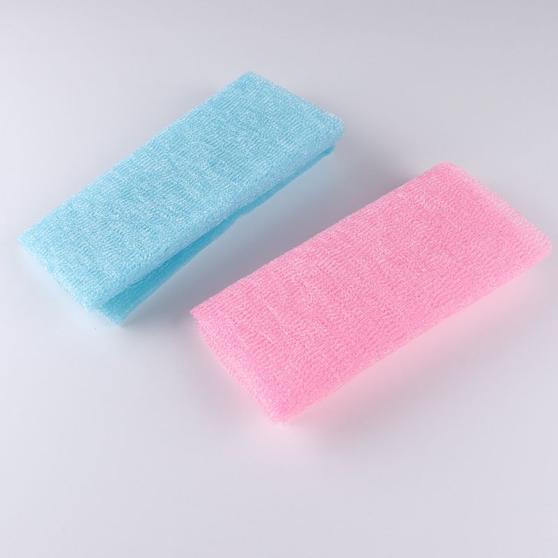 Exfoliating Washcloth Towel 4pcs Japanese Washcloth Nylon Beauty Skin Bath Wash Towel Sponge Korean Loofah Bath — image 2