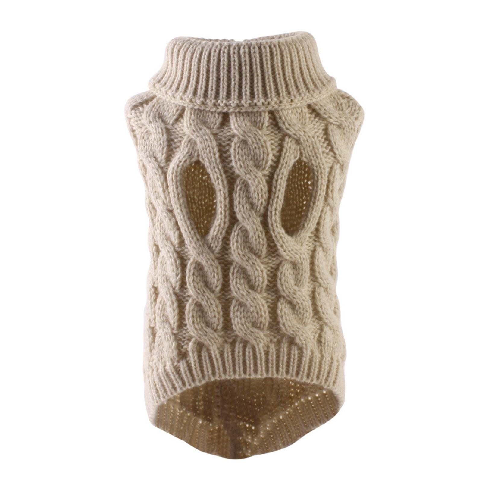 Dog Sweater for Small Medium Dogs, Warm Comfortable Winter Pet Clothes, Cute Knitted Sleeveless Pet Sweaters for Puppies, Cats, Dog Apparel & Accessories L — image 5