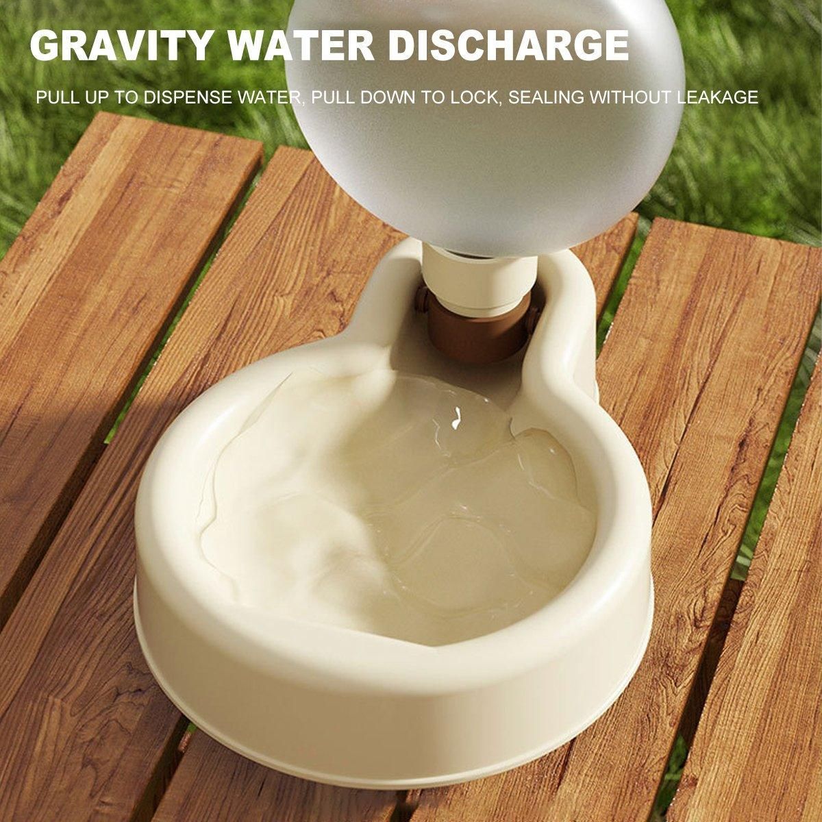 Portable Foldable Pet Water Cup Large Capacity Dog Bowl Puppy Travel Kettle - Yellow โ image 5