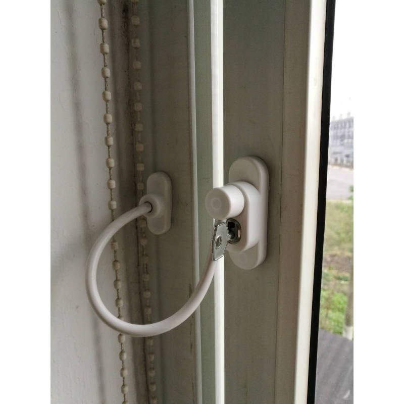 Black safety lock Child Window Restrictor casement Security Lock Kids Prevent Children Falling Window Lock Baby Protection — image 5