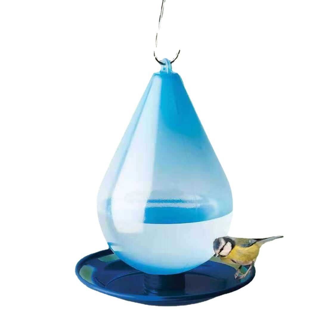 Bird Water Feeder, Droplet Shaped Hanging Bird Bath with Hook, Outdoor Bird Water Dispenser, Wildbird Waterer for Garden Tree โ image 2