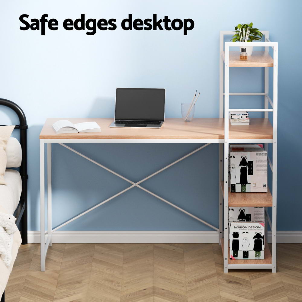 Artiss Computer Desk Shelf Oak 120CM — image 5