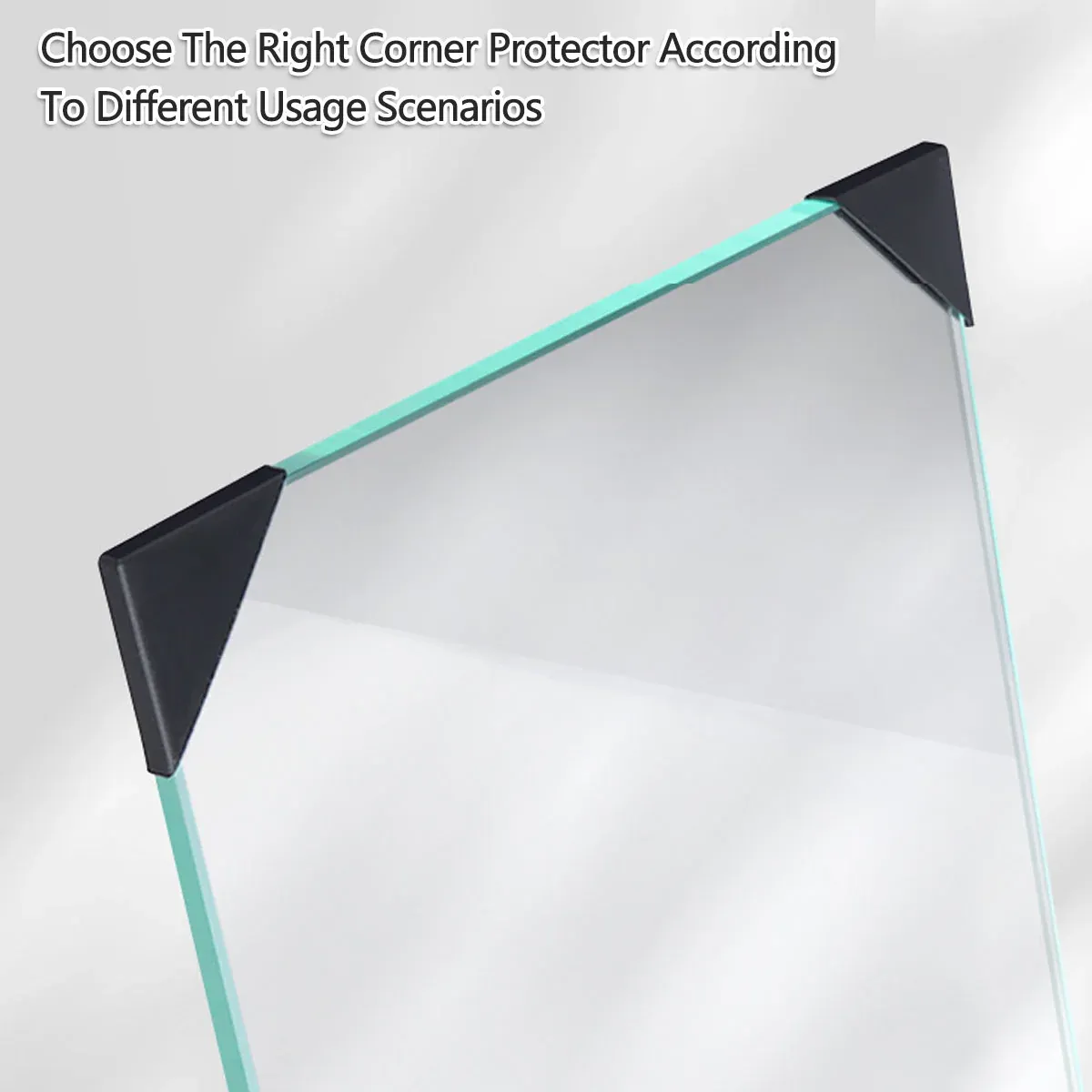 200pcs Glass Corner Protector Plastic Tile Sleeve for Acrylic Anti Collision Use - 35x35x8mm — image 6